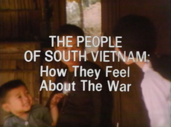 CBS News: People of S.Vietnam, How They Feel About The War<br />
