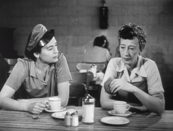 Women Factory Workers at Lunch