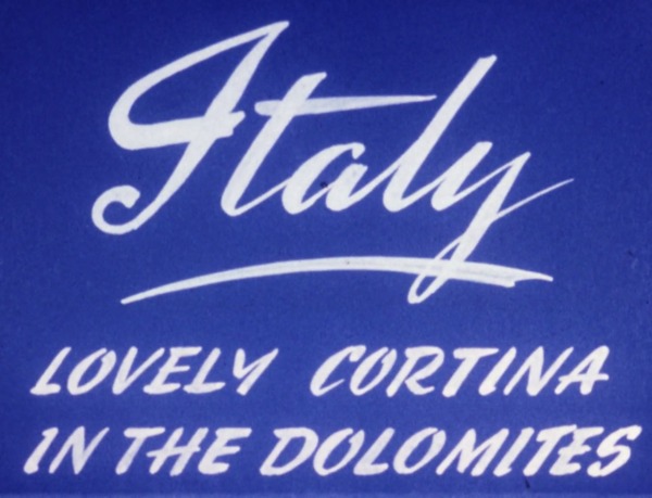 McRobbie Family Europe 1952 Title Card