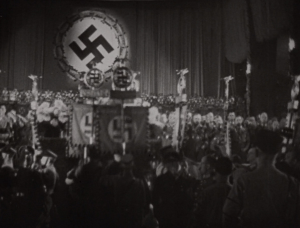 Depiction of Nazi Rally