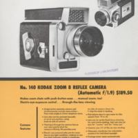 Kodak Zoom 8 Reflex Camera Product Bulletin