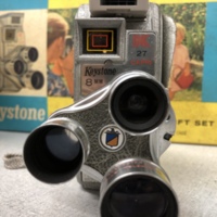 #61-66(10) - Keystone K-27 3 Turret Movie Camera 8mm.jpeg