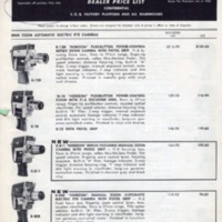 Keystone Dealer Price List - March 1962