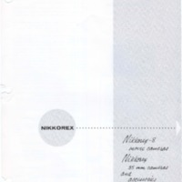 Nikkorex-8 and Nikkorex 35 Catalogue