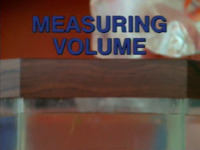 Geometry and Measurement: Measuring Volume