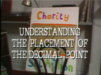 Decimals: Understanding the placement of the decimal point