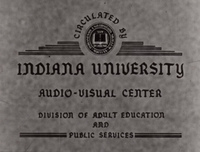 Indiana University Audio-Visual Center: Division of adult Education and Public Services