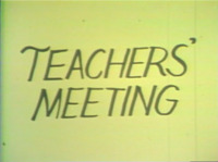 A Teacher's Meeting