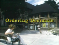 Decimals: Ordering Decimals