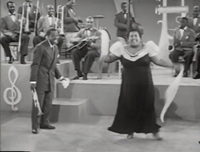 Louis Armstrong Performing with All African American Cast