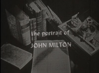 The portrait of John Milton<br />

