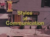 Styles of Communication (Communicating Effectively)