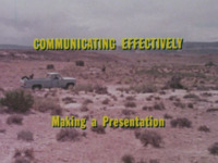 Making a Presentation (Communicating Effectively)