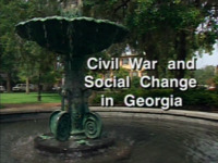 Civil War and Social Change in Georgia: The Case of Savannah 1860-1870<br />
