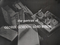 The portrait of George Gordon, Lord Byron<br />
