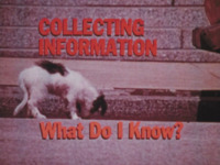 What Do I Know? (Collecting Information)