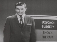 Psycho-surgery and shock therapy<br />
