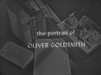 The portrait of Oliver Goldsmith<br />
