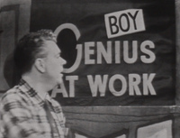 "Boy Genius at Work"
