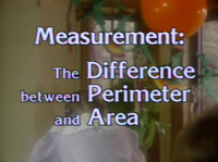 Measurement: The difference between perimeter and area