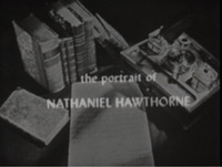 The portrait of Nathaniel Hawthorne<br />
