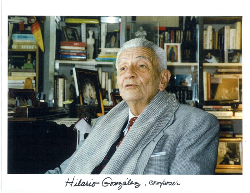 Photo: Hilario González, Cuban composer