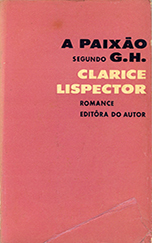 Book Cover: A paixão segundo G.H., 1964