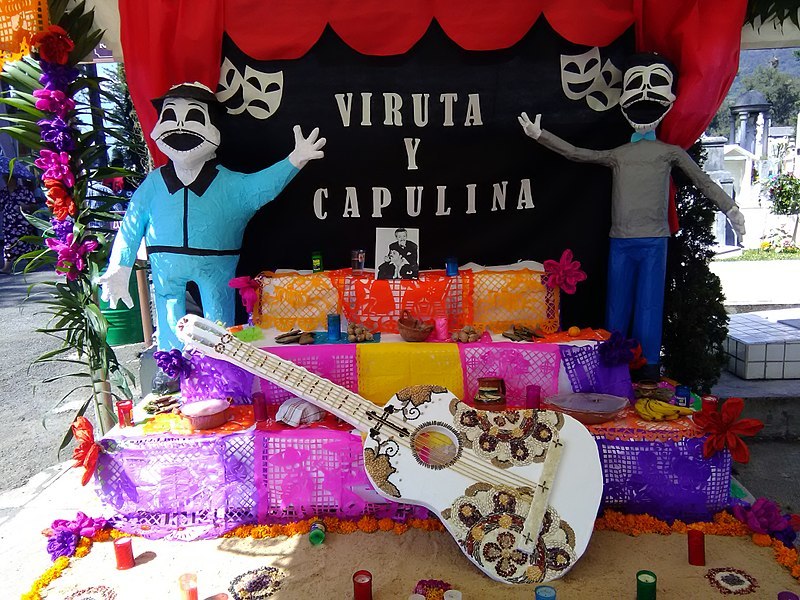 Photo: Day of the Dead Altar to Viruta and Capulina in Orizaba