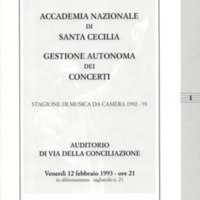 Accademia Nazionale di Santa Cecilia Gestione Autonoma dei Concerti La Creazione Feb 12 1993 p.2.jpg