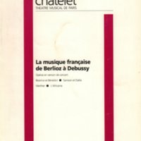 Chatelet Theatre Musical de Paris La musique francaise de Berlioz a Debussy Beatrice et Benedict Mar 18 1991 p.1.jpg