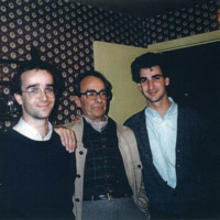 Orrego with Ricardo Lorenz and Feliu Gasull BL IN_former students.jpg
