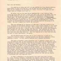 Marian Anderson Award Sylvia McNair letter reflecting on winning February 18 1993.jpg