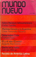 Mundo Nuevo, No 1 (July 1966)