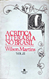 Book cover: A crítica literária no Brasil (1983)