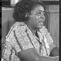 Fannie Lou Hamer at the 1964 Democratic National Convention, Atlantic City, New Jersey