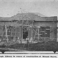 Carnegie Library in course of construction at Mound Bayou, Miss. (p. 1). (n.d.). [Illustrations]. https://jstor.org/stable/community.31816529