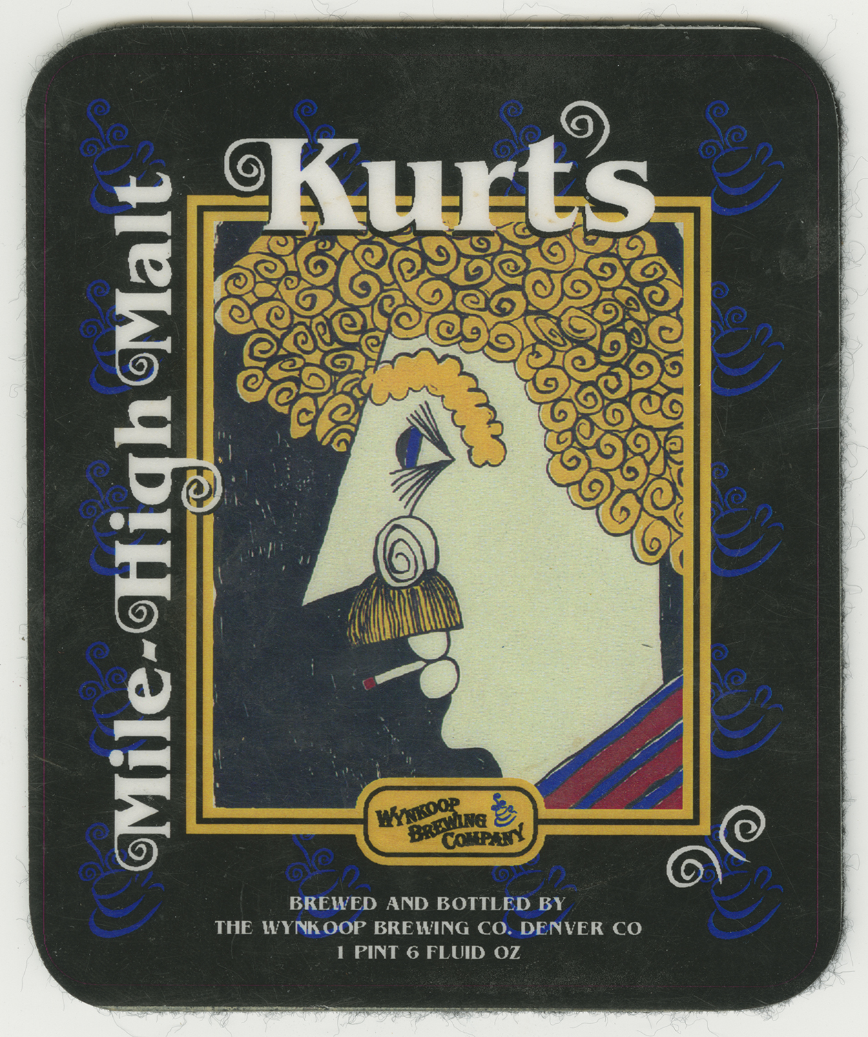 Coaster for “Kurt’s Mile-High Malt,”undated.