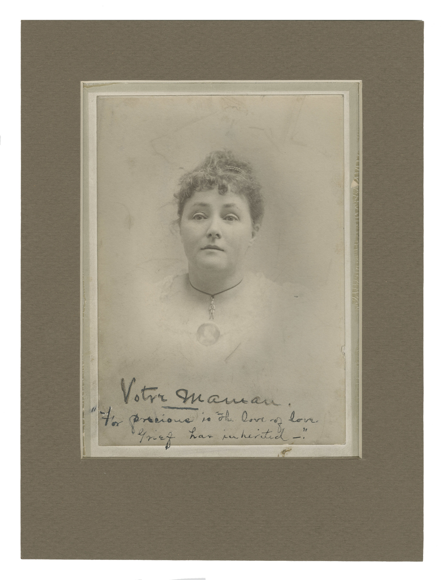 Photograph of Mary Hartwell Catherwood, undated.