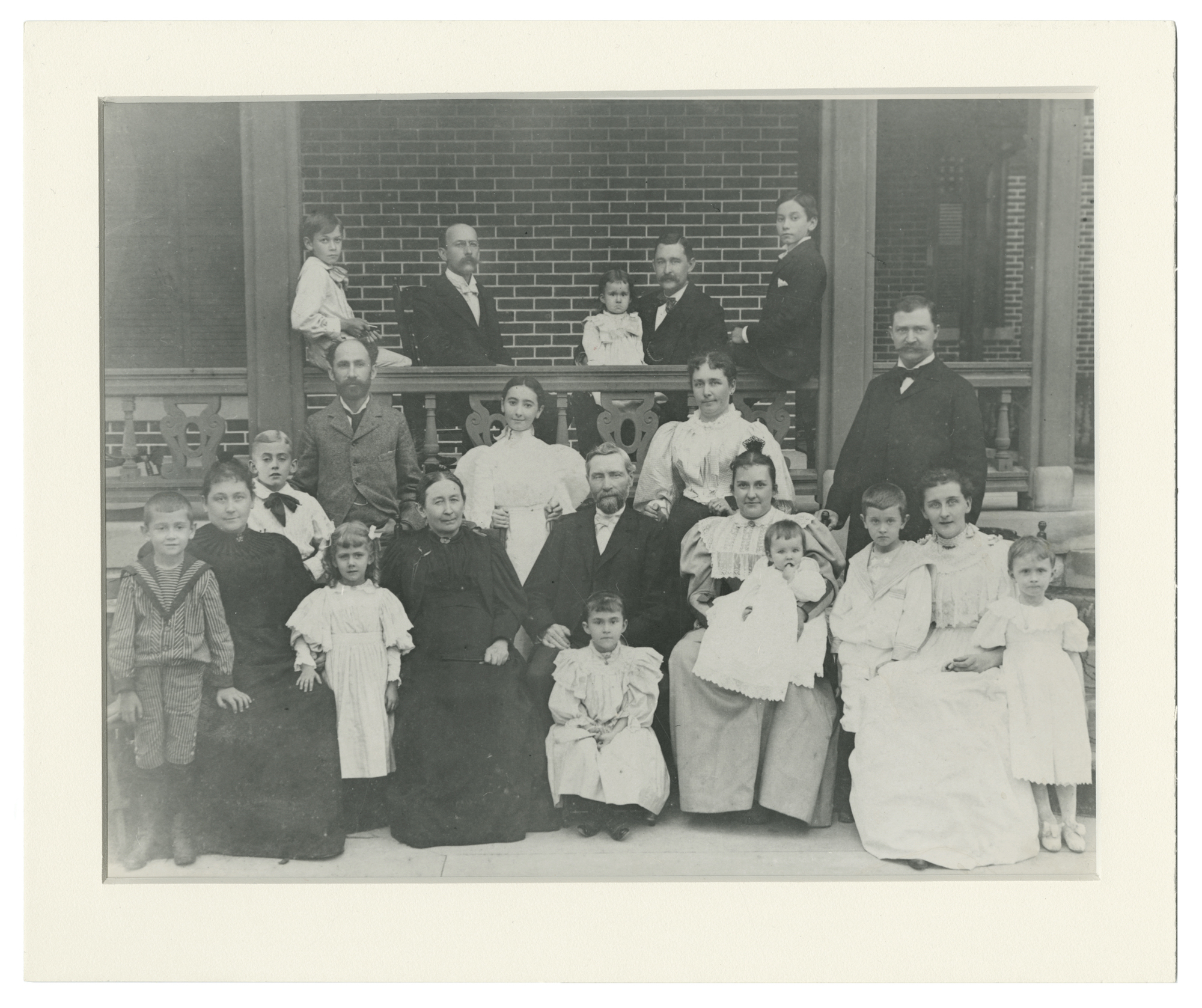 Schnull/Vonnegut Family Photograph, ca. 1895