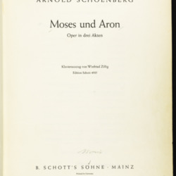 Moses und Aron 1.1