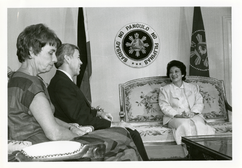 Meeting with President Corazon Aquino