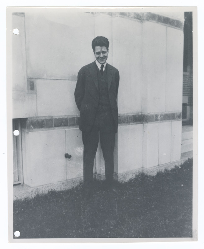 Edgar Altenburg, standing outdoors at the University of Texas