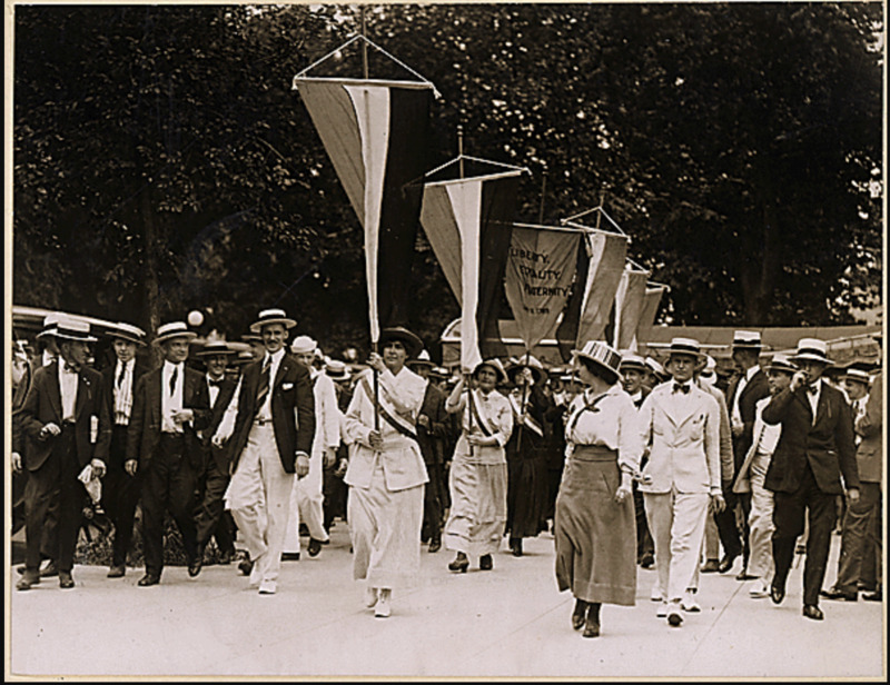 Bastille Day Spells Prison for Sixteen Suffragettes who Picketed the White House