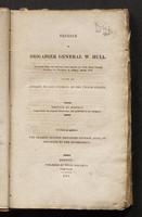 Defence of Brigadier General W. Hull : delivered before the General Court Martial, of which Major General Dearborn was president, at Albany, March, 1814, with an address to the citizens of the United States /