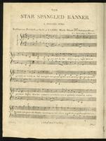 The star spangled banner : a pariotic [sic] song ... air. Anacreon in heaven.