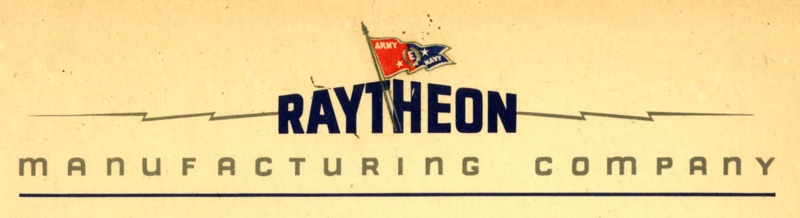 Raytheon Letterhead, 1944