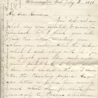 Louisa Wylie Boisen to Hermann B. Boisen, 03 July 1878