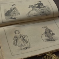 The Wylies’ May, 1856 (left) and July, 1843 (right) Editions of “Godey’s Lady’s Book” 